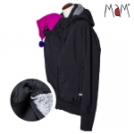 MaM SoftShell Tragejacke Black/Rock Grey | XL