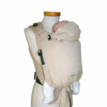 Storchenwiege BabyCarrier mit Hüftgurtschnalle Natur | .